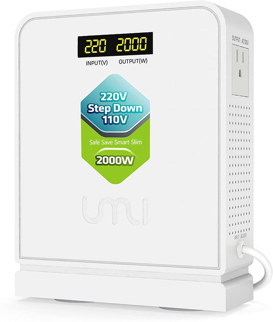 2000W Step Down Voltage 220v to 120v Converter 4000W Surge Wattage